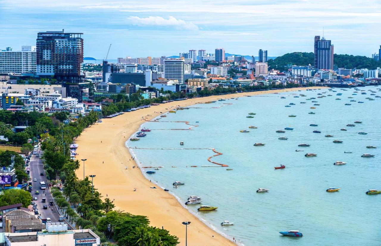 Great Location With Infinity Pool -Central Pattaya Apartment Exterior photo
