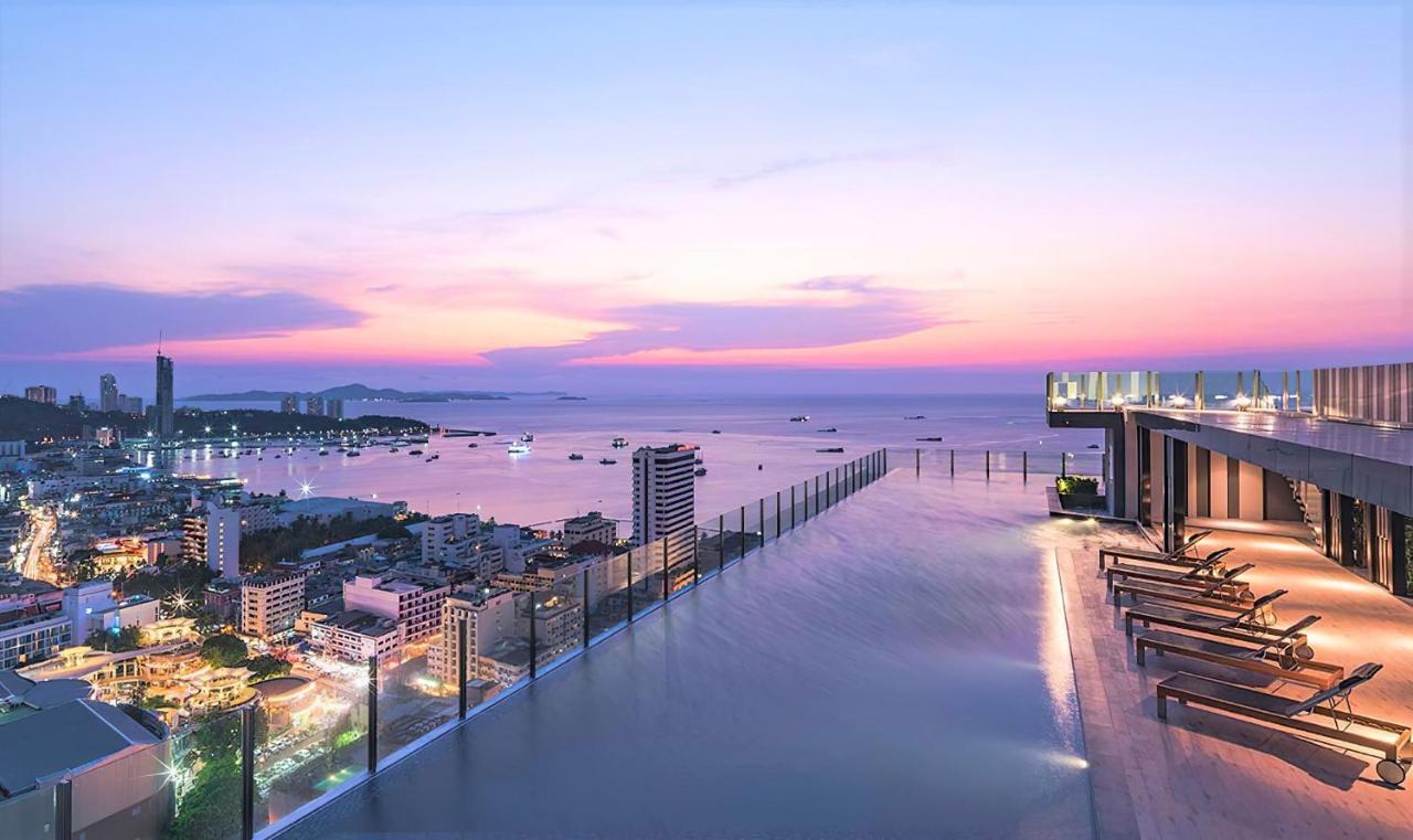 Great Location With Infinity Pool -Central Pattaya Apartment Exterior photo