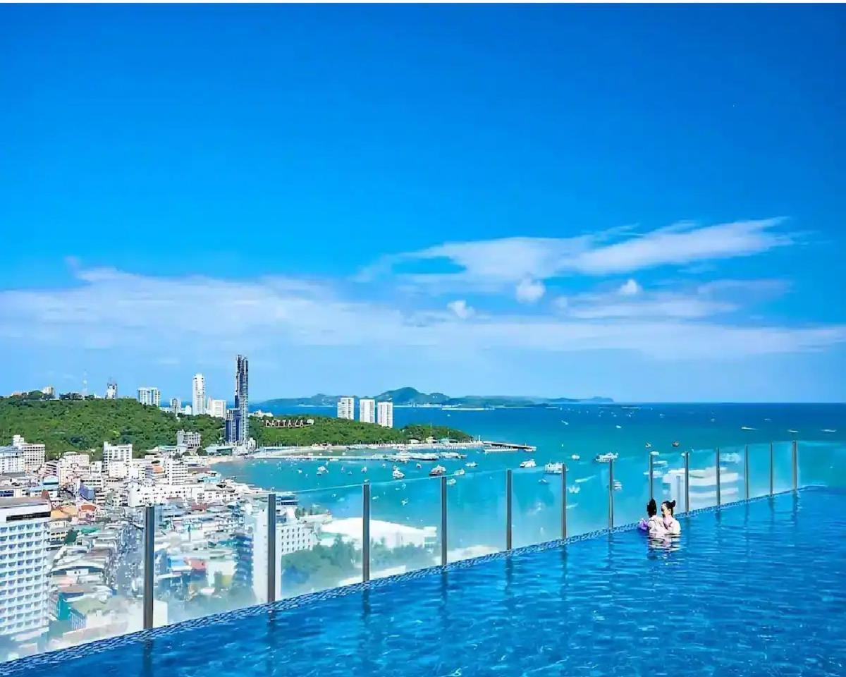 Great Location With Infinity Pool -Central Pattaya Apartment Exterior photo